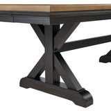 Montrose Espresso/Brown Dining Table with 20" Leaf - Ornate Home