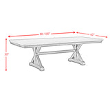 Montrose Espresso/Brown Dining Table with 20" Leaf - Ornate Home