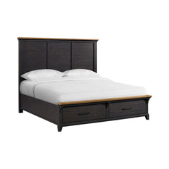 Montrose Espresso/Brown King Storage Bed - Ornate Home