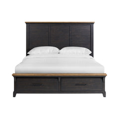 Montrose Espresso/Brown King Storage Bed - Ornate Home