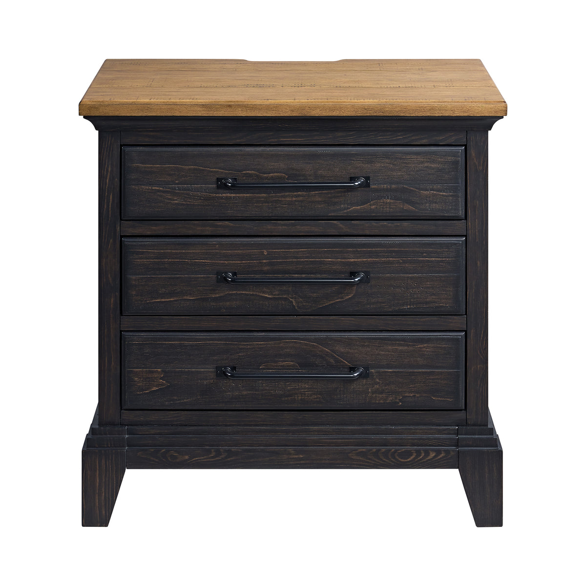 Montrose Espresso/Brown Nightstand with Charger & Sensor Light - Ornate Home