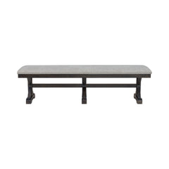 Montrose Espresso/Light Grey Dining Bench - Ornate Home