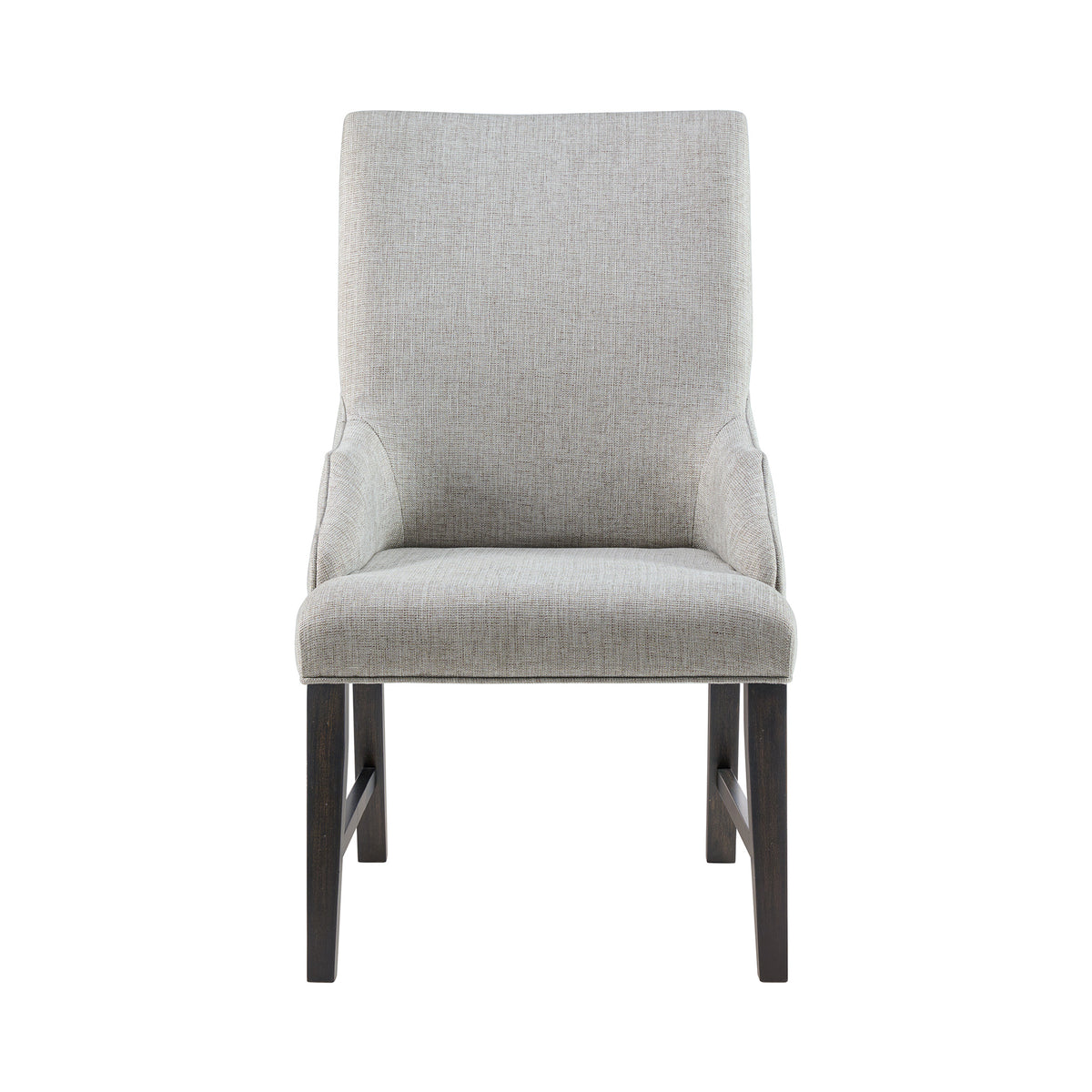 Montrose Espresso/Light Grey Dining Host Chair (Set of 2) - Ornate Home