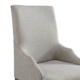 Montrose Espresso/Light Grey Dining Host Chair (Set of 2) - Ornate Home