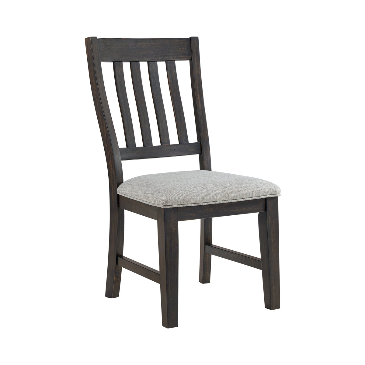 Montrose Espresso/Light Grey Dining Side Chair (Set of 2) - Ornate Home