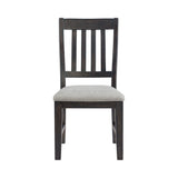Montrose Espresso/Light Grey Dining Side Chair (Set of 2) - Ornate Home
