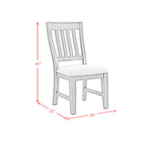 Montrose Espresso/Light Grey Dining Side Chair (Set of 2) - Ornate Home