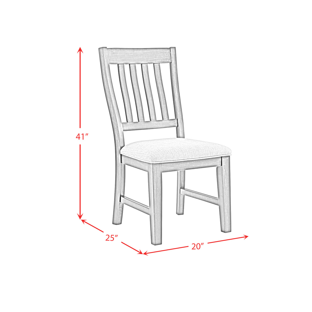 Montrose Espresso/Light Grey Dining Side Chair (Set of 2) - Ornate Home