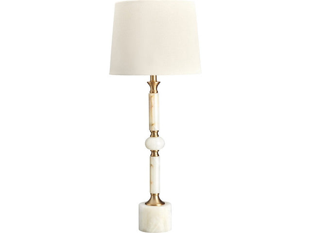 Montrose White/Gold Buffet Lamp - Ornate Home