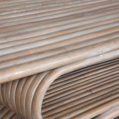 Montrose Woodtone Rattan Coffee Table - Ornate Home