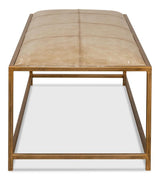 Montvale Beige Coffee Table/Bench - Ornate Home