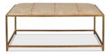 Montvale Beige Coffee Table/Bench - Ornate Home