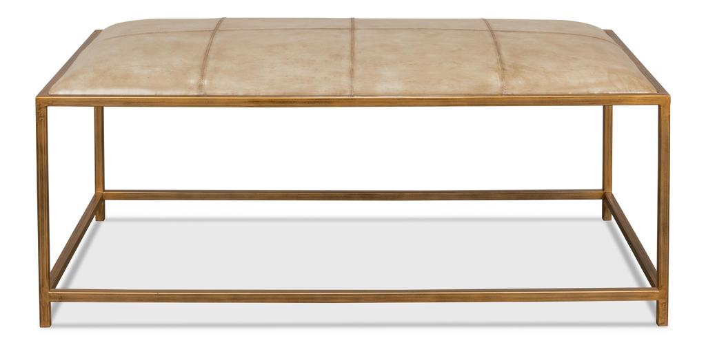 Montvale Beige Coffee Table/Bench - Ornate Home