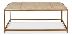 Montvale Beige Coffee Table/Bench - Ornate Home