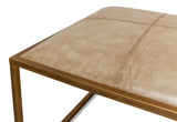 Montvale Beige Coffee Table/Bench - Ornate Home