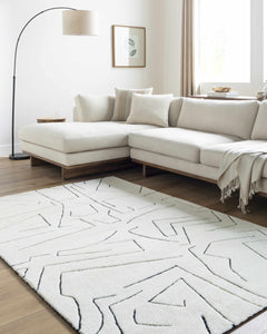 Mony Rose Cream Area Rug - Clearance - Ornate Home