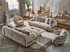 Monza Cream Chair - Ornate Home