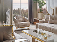 Monza Cream Chair - Ornate Home