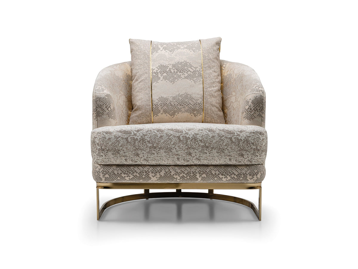 Monza Cream Chair - Ornate Home