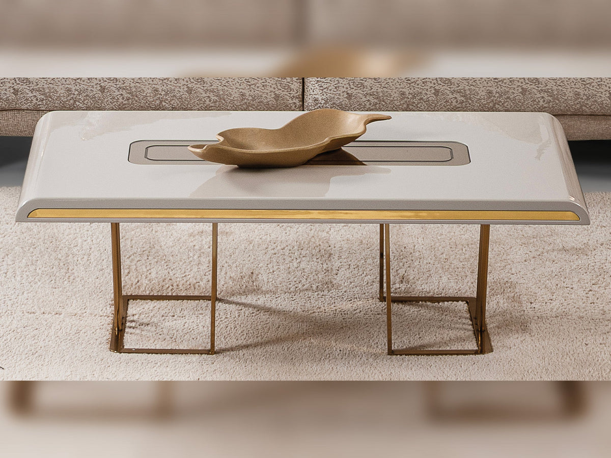 Monza Cream Coffee Table - Ornate Home