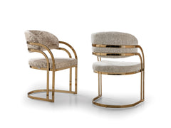 Monza Cream Dining Room Set (Consol With Mirror & Dining Table & 6 Dining Chair) - Ornate Home