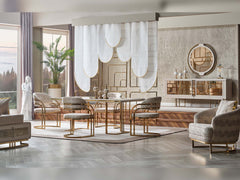Monza Cream Dining Table - Ornate Home