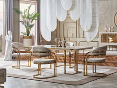 Monza Cream Dining Table - Ornate Home