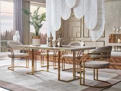 Monza Cream Dining Table - Ornate Home