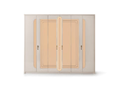 Monza Cream/Gold Wardrobe - Ornate Home