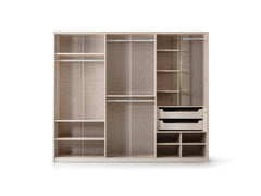 Monza Cream/Gold Wardrobe - Ornate Home