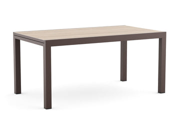 Monza Gun Metal/Gray Outdoor Dining Table - Ornate Home