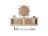 Monza Cream Consol With Mirror