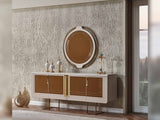 Monza Cream Consol With Mirror