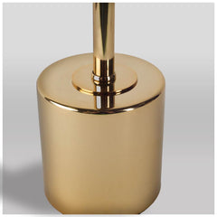 Mooney Metallic-Gold Metal Shade-Less Table Lamp - Ornate Home