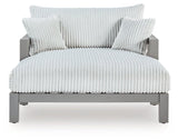Moonlight View Gray-Outdoor Chaise Lounge with Cushion - Ornate Home