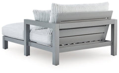 Moonlight View Gray-Outdoor Chaise Lounge with Cushion - Ornate Home