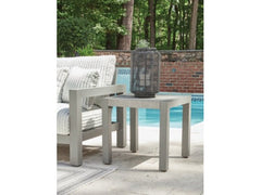 Moonlight View Gray-Outdoor End Table - Ornate Home