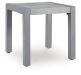 Moonlight View Gray-Outdoor End Table - Ornate Home