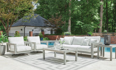 Moonlight View Gray-Outdoor Sofa with Cushion - Ornate Home
