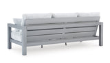 Moonlight View Gray-Outdoor Sofa with Cushion - Ornate Home