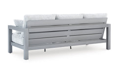 Moonlight View Gray-Outdoor Sofa with Cushion - Ornate Home