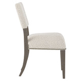 Moore Portobello/Off-White Fabric Side Chair - Ornate Home