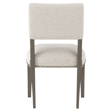 Moore Portobello/Off-White Fabric Side Chair - Ornate Home