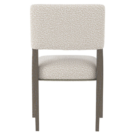 Moore Portobello/White/Cream Fabric Arm Chair - Ornate Home