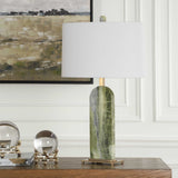 Moorea Green Marble Table Lamp - Ornate Home