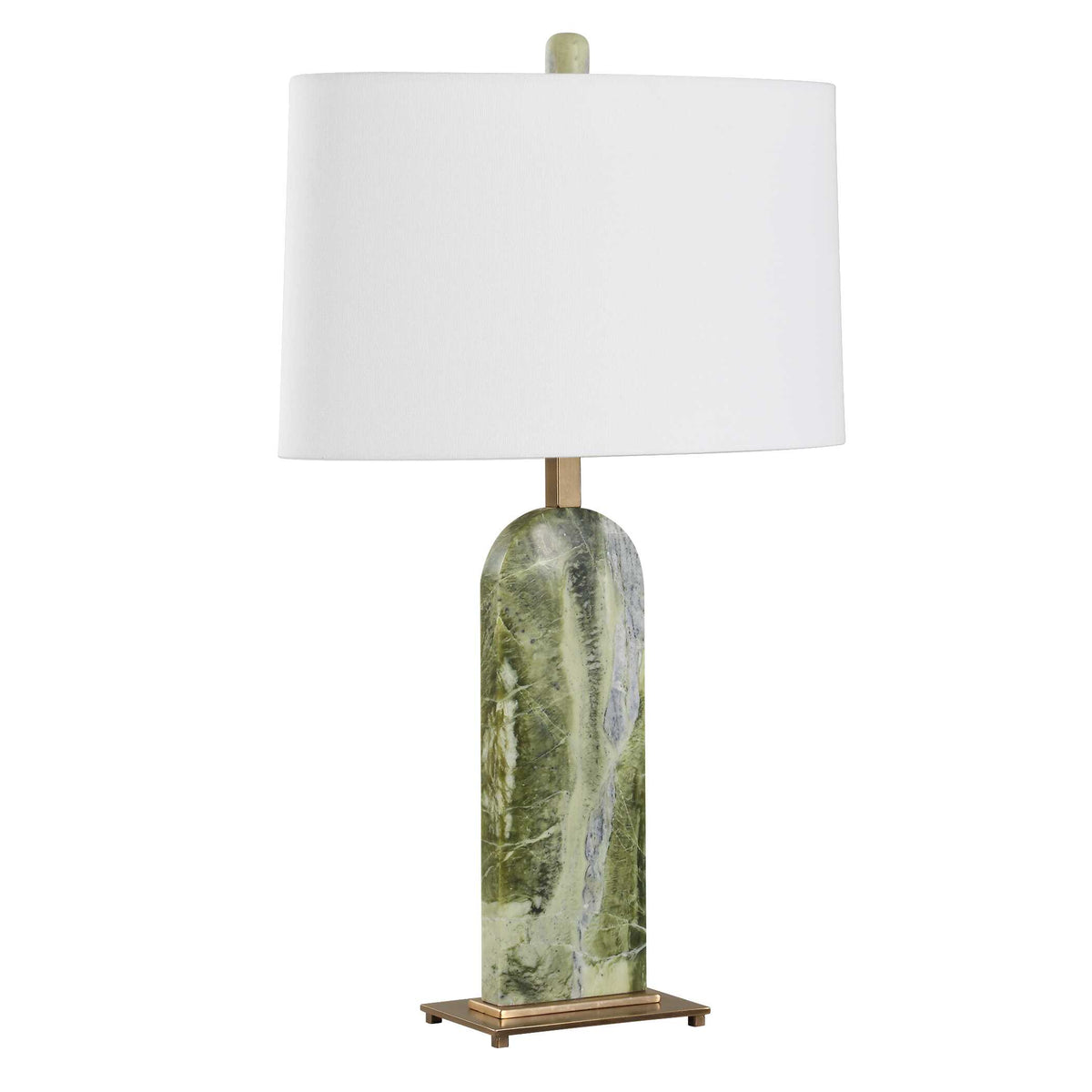 Moorea Green Marble Table Lamp - Ornate Home