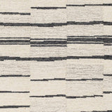 Moorebank Black Striped Wool Rug - Ornate Home