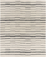 Moorebank Black Striped Wool Rug - Ornate Home