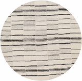 Moorebank Black Striped Wool Rug - Ornate Home