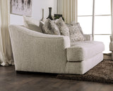 Moorpark Off-White Loveseat - Ornate Home
